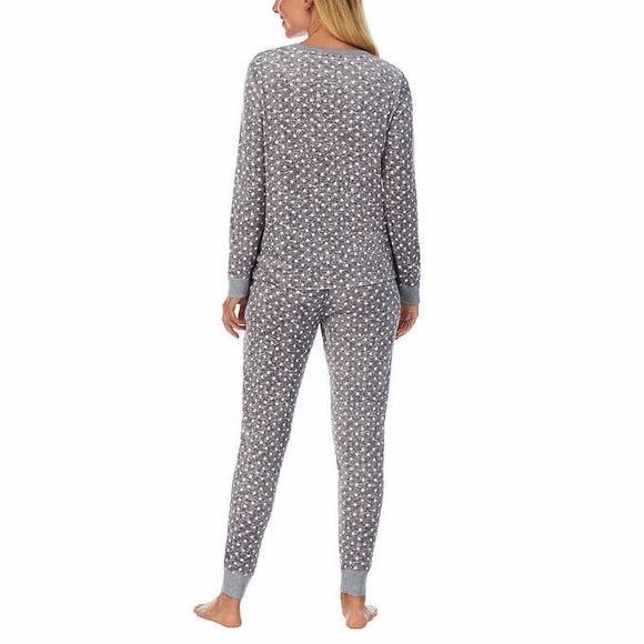 Jane and Bleecker - fleece Pajama Set - Picture 3 of 7
